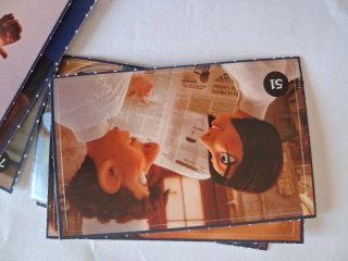 Lotto 8 Sticker Figurine Pixar Movie Moments Conad