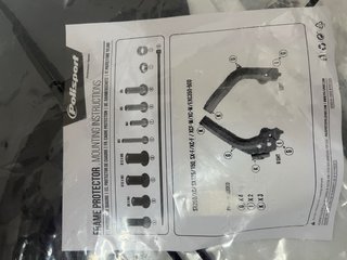 Protectores de chasis KTM EXC nuevos