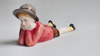 RARA FIGURA PORCELANA STAFFORDSHIRE