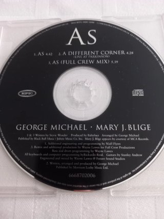 (Impecable) CD George Michael & Mary J. Blige - As