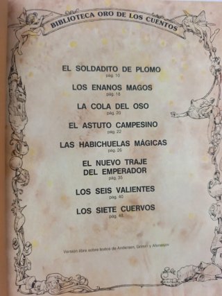 Cuentos clásicos. Biblioteca oro de los cuentos.