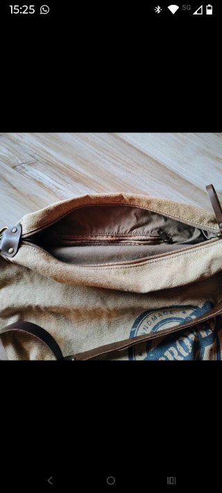 Bolso loneta grande beige