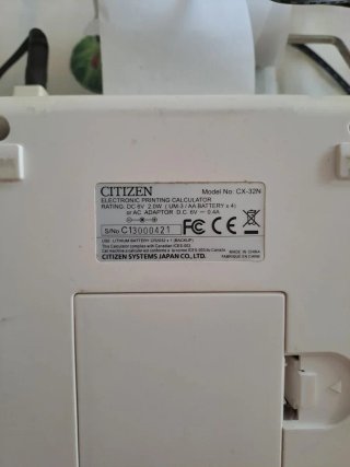 Calcolatrici Citizen CX-32N con rotolo