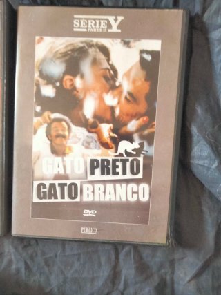 DVD Raro Gato Preto Gato Branco Romance