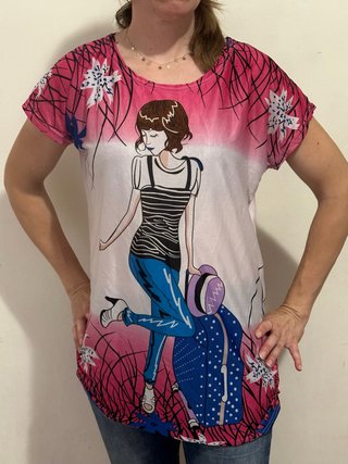 Camiseta Verano Mujer Talla L