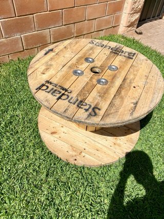 Bobina / Mesa de madera