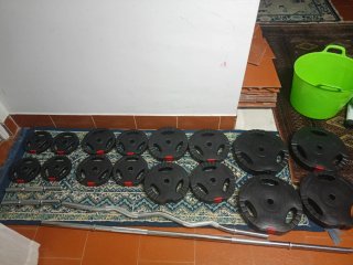 Banco de pesas Klarfit