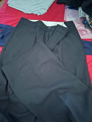 Pantaloni eleganti neri in cotone