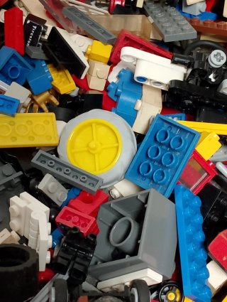 Lego sfusi pezzi assortiti