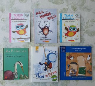 Lote 6 libros primeros lectores