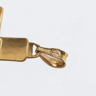Cruz 18k Oro Jesucristo Relieve