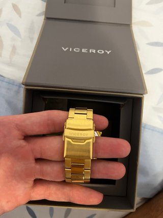 Reloj Viceroy Dorado Cronógrafo Azul