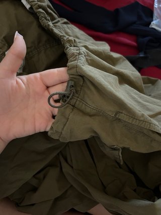 Pantaloni Pull&Bear a palloncino verdi