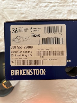 BIRKENSTOCK N.36