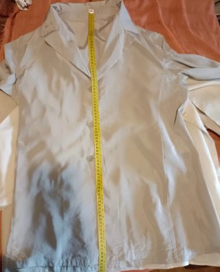 Sobrecamisa satinada gris