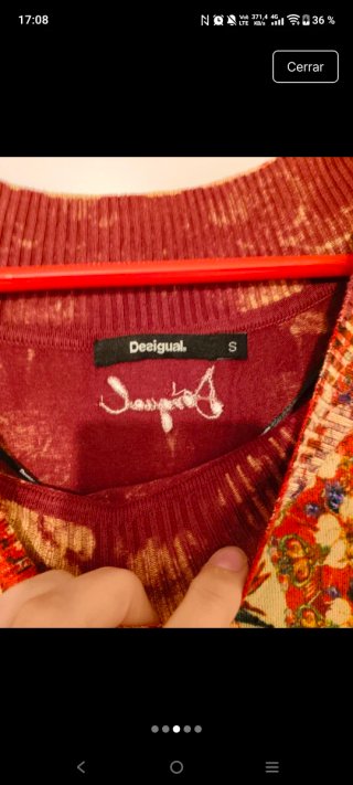 Jersey Desigual Talla S Multicolor