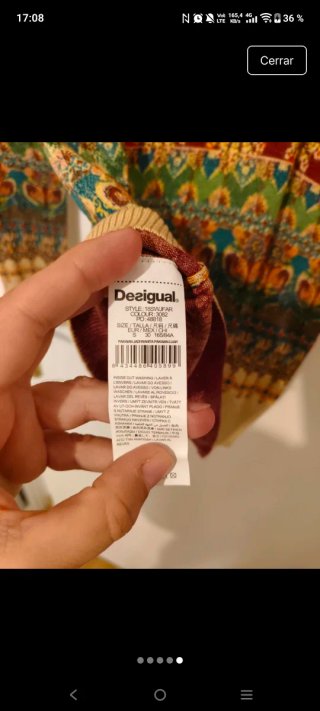 Jersey Desigual Talla S Multicolor