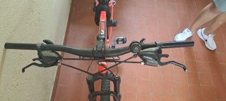 Bicicleta de Montaña Roja Racer