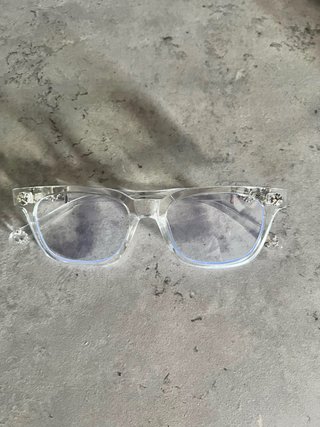 Gafas Chrome Hearts transparentes