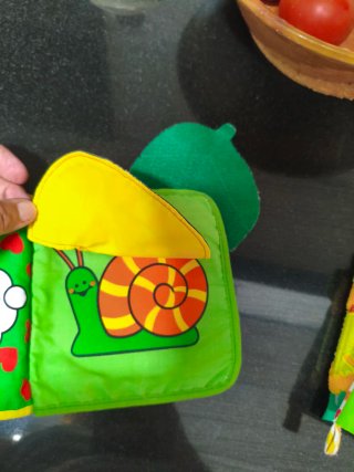 3 libros infantiles de telas
