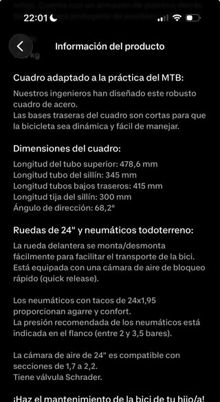 Bicicleta RockRider 24 MTB