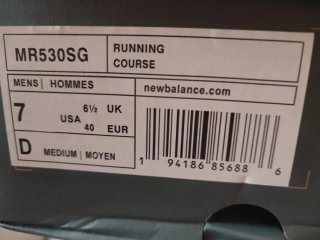 Zapatillas New Balance 530 Plata y Blanco