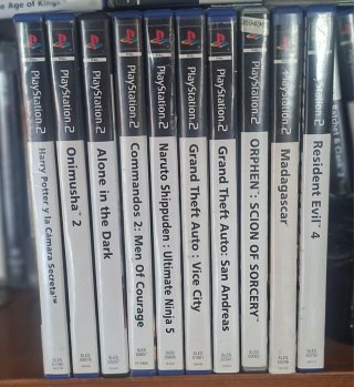 Lote 9 Juegos PS2 (Sin Manuales)