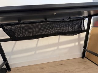 Scrivania Gaming Nero Metallo e Legno