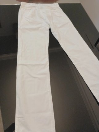 Pantalones blancos mujer