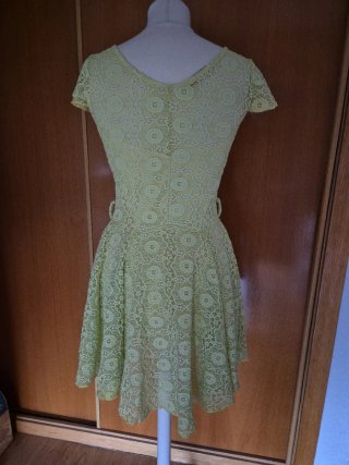 Vestido Carher verde/amarillo - S