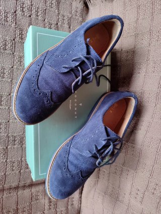 Zapatos vestir niño Coconut azul Talla 38