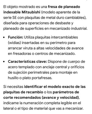 Fresa MITSUBISHI SE516-16008R