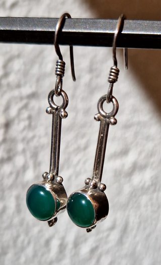 12 Pendientes Plata 925 con Piedras Semipreciosas