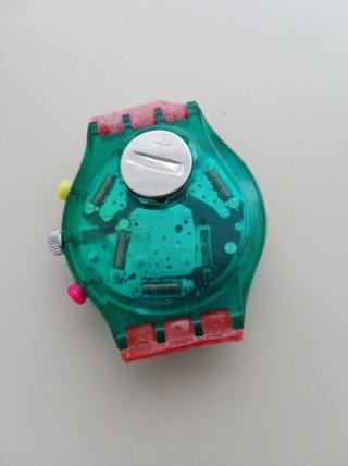 Orologio Swatch Cronografo Quadrante Multicolor