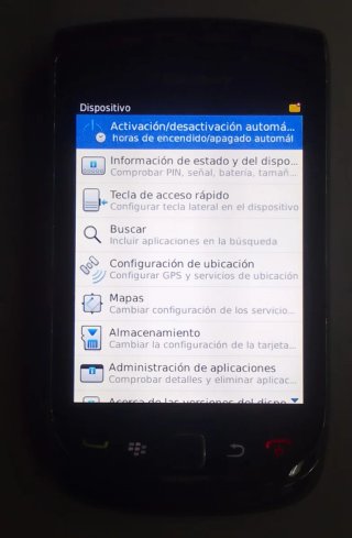 BlackBerry Torch 9800 Negro