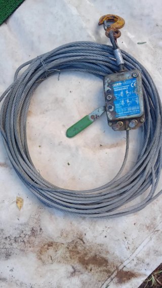 Cable de acero con dispositivo de seguridad