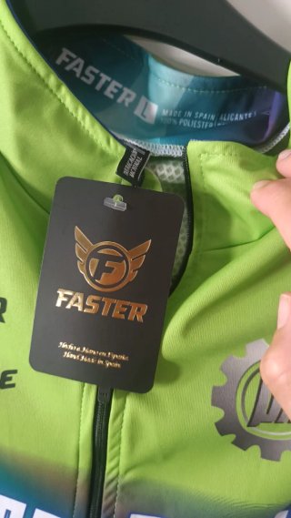 Chaleco Ciclismo Cortavientos FASTER Wear Talla L