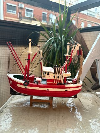Maqueta Barco Pesquero Decorativo