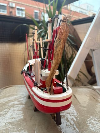 Maqueta Barco Pesquero Decorativo