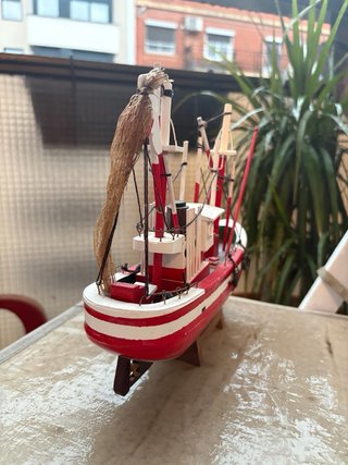 Maqueta Barco Pesquero Decorativo