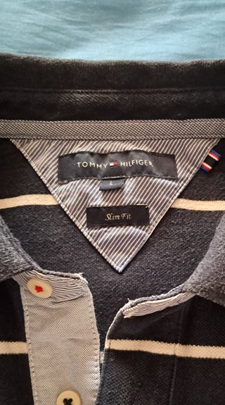 Polo Tommy Hilfiger Rayas Talla M