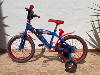 Bicicleta Spiderman 16”