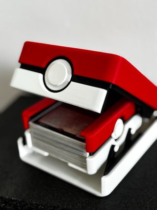 Caja TCG estilo Poké Ball personalizable