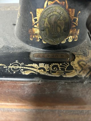 Máquina de coser Singer Antigua 28