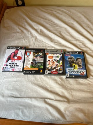 Lote 4 Juegos PS2: NBA Live, Pro Evolution Soccer