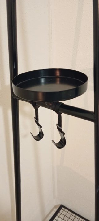 Perchero pared zapatero Ikea negro