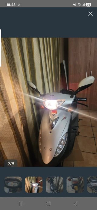Moto Scooter SYM 49cc Plata