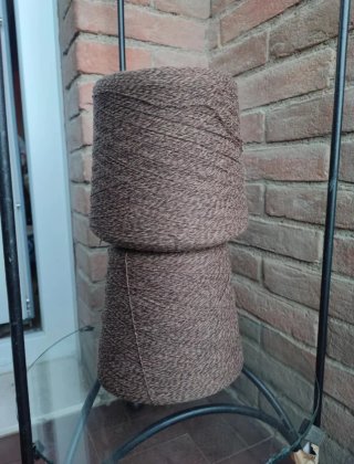 2 Matasse Filati Lana Marrone Melange