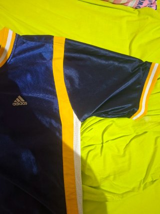 Camiseta Adidas Talla S Azul/Amarillo