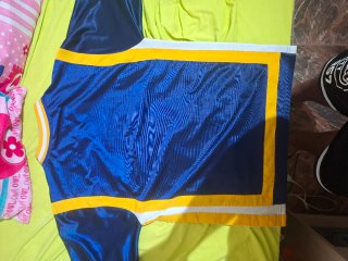 Camiseta Adidas Talla S Azul/Amarillo